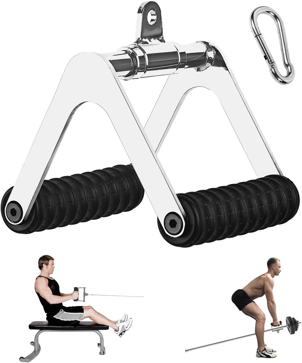 SnelShoppen - Rowing Handle Pull Rope, Pull Up Handle met Rotatie, Sterke Grip voor Triceps, Thuis Gym Accessoires, Fitness Oefeningen, Krachttraining