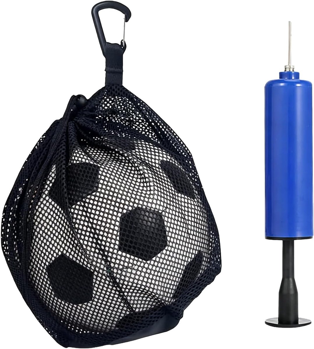 SnelShoppen - Sport Rugzak voor Ballen - Rode Bal Tas met Koord - Ideaal voor Basketbal, Voetbal, Tennis, Volleybal - Inclusief Luchtpomp en Metaalnaa