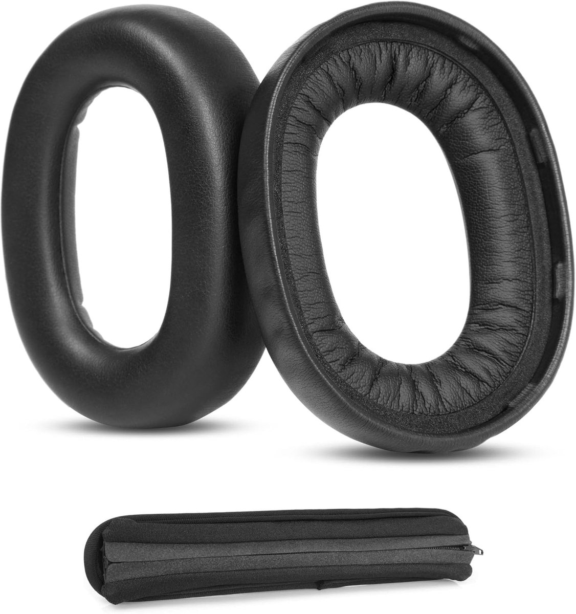 SnelShoppen - Vervangende Ear Pads en Hoofdband Kussen voor Draadloze Hoofdtelefoon - Compatibel met Evolve2 85 en Elite 85H - Premium Ecoleer en Gehe