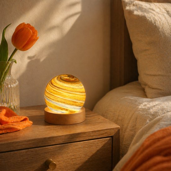 Nachtlamp - Lamp - Sunset - Zonsondergang - geel - Oranje - 8 cm - 3D geprint van Philips — afbeelding 4