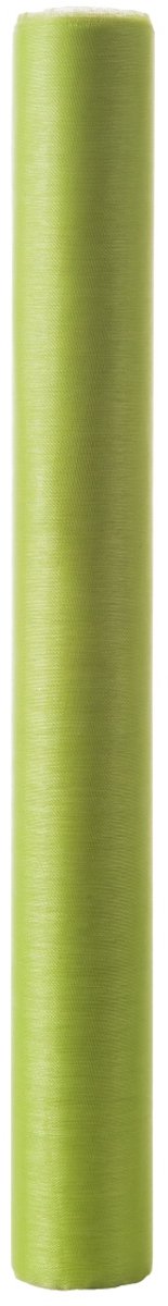 Organza Tafelband groen 30cmx3mtr (rolled)