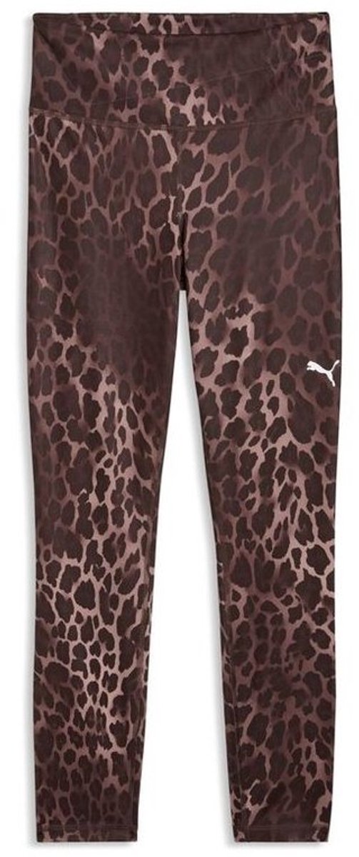 PUMA W TAD Essential Spotted Haze Tight - HW 7/8 Dames Sportlegging - Chocolate Brown