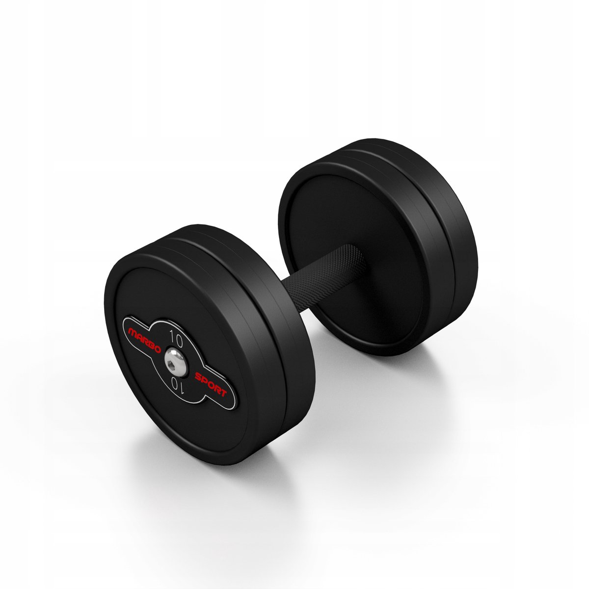 Marbo Sport - Vaste dumbbell MW-HSG10-k2 - 10 kg - rubberen coating - stalen kern