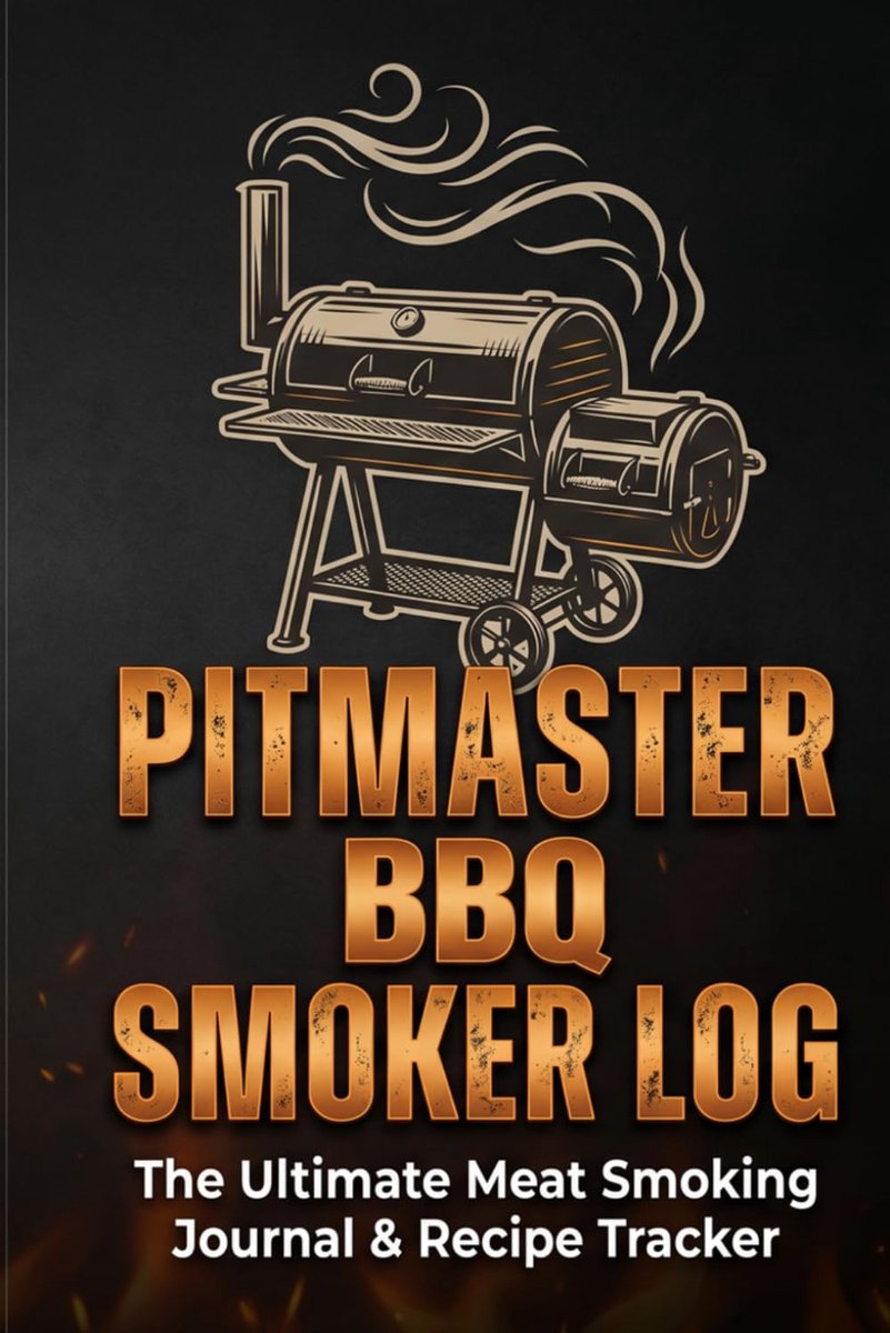 SnelShoppen - PITMASTER BBQ SMOKER LOG BOOK - Ultieme Vlees Rook Journal voor Temperatuur, Houtprofielen, Recepten | Vaderdag Cadeau 2026