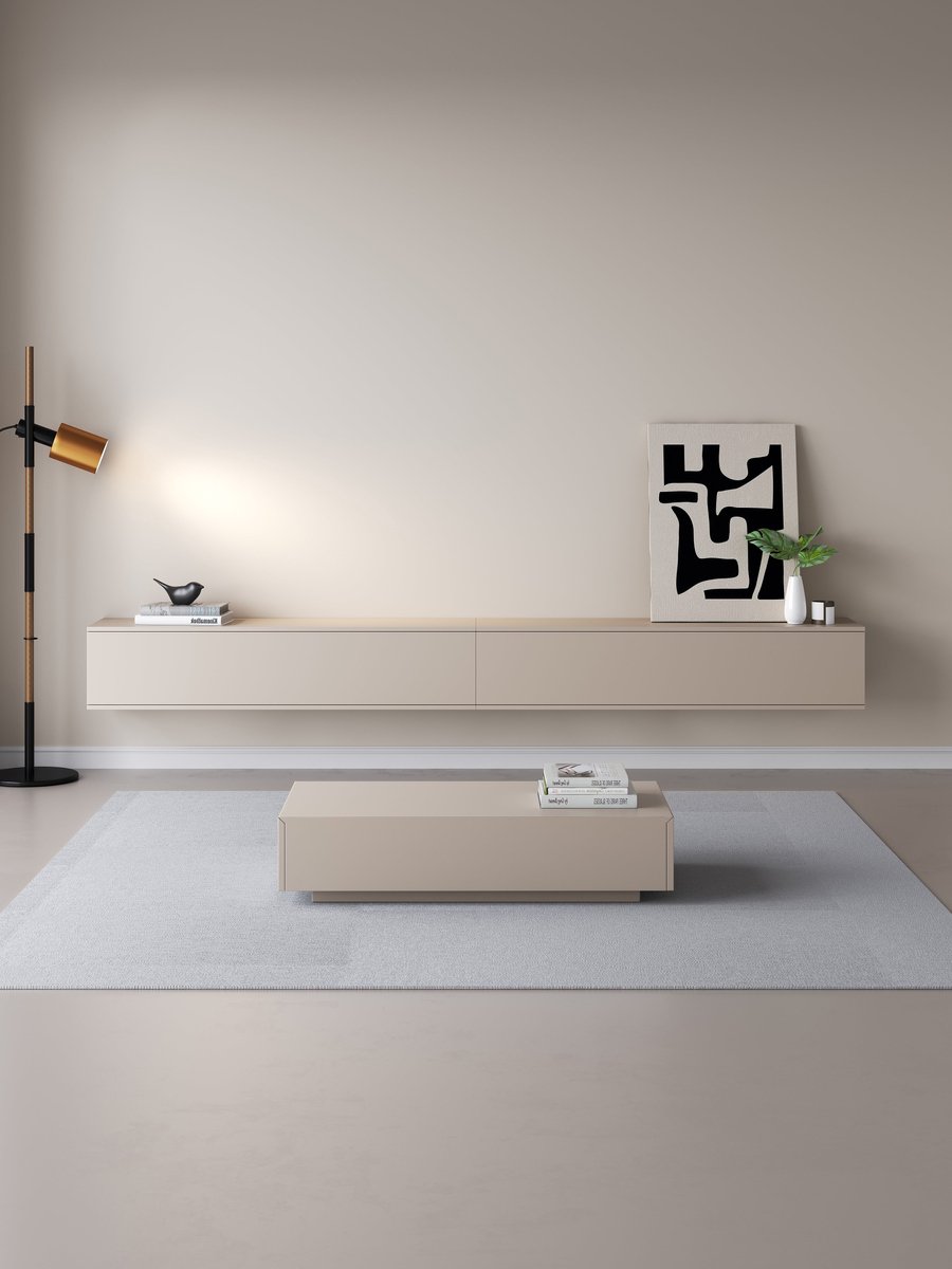 DECOMOR Chic TV Meubel 150cm – Japandi Beige