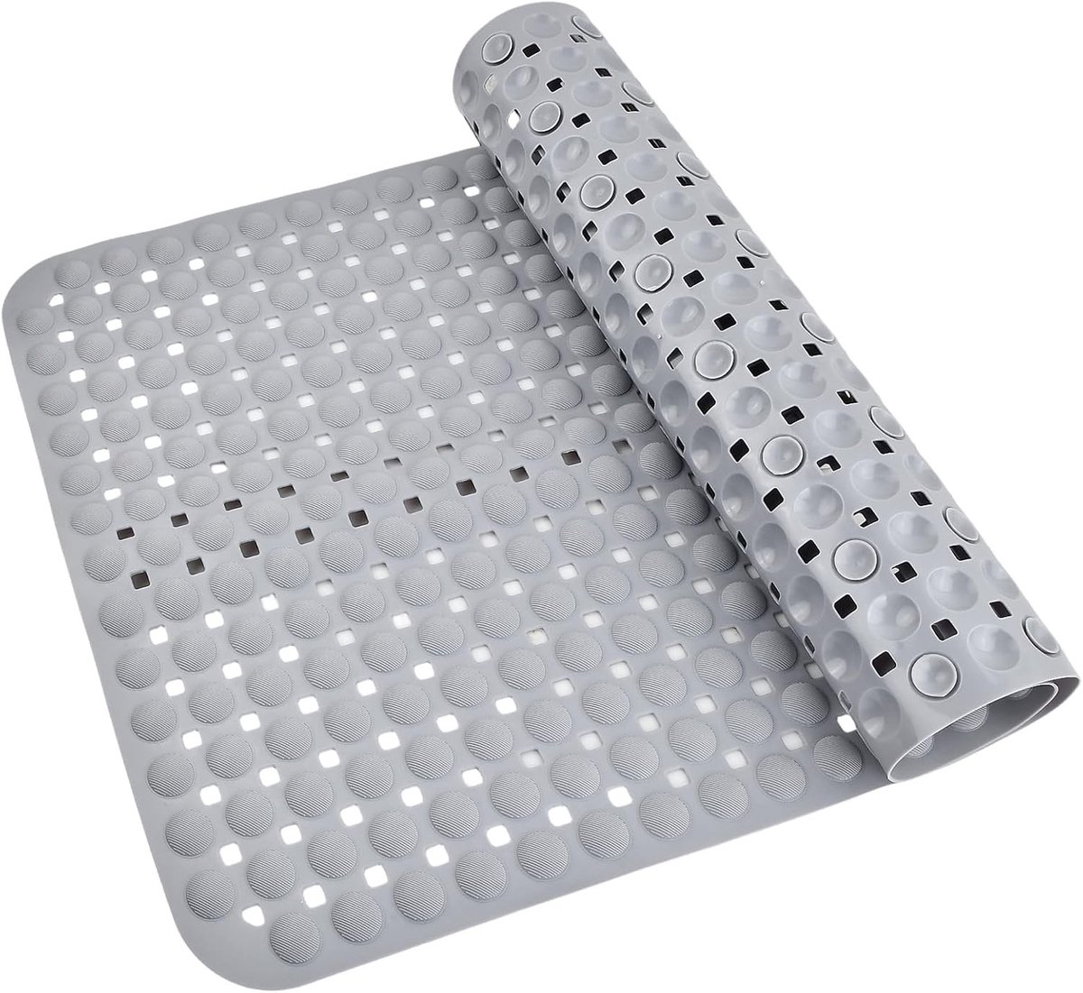 Antislip Douchematt met Sterke Zuignappen, Sneldrogend en Mouldbestendig PVC, Ideaal voor 