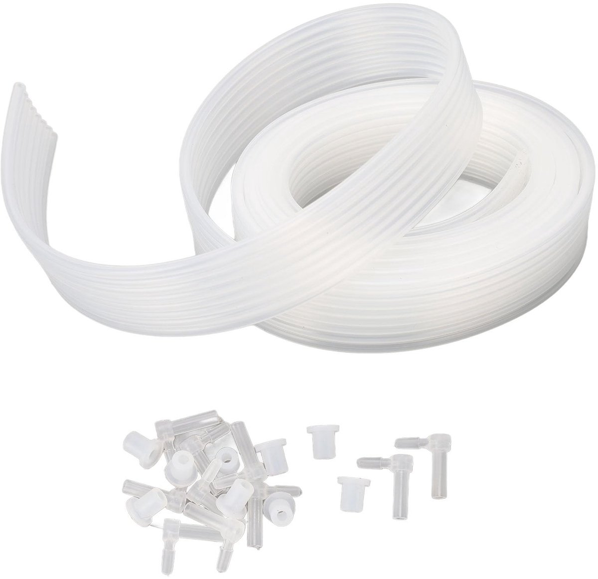 Dailygoods- Inkt Tube Flexibel - 8 Rijen - PP Cartridge - 1,5 Meter - Geschikt voor Oplosmiddel/Waterbasis/Kleurstofinkt - Duurzaam en Lichtgewicht - Inktslang