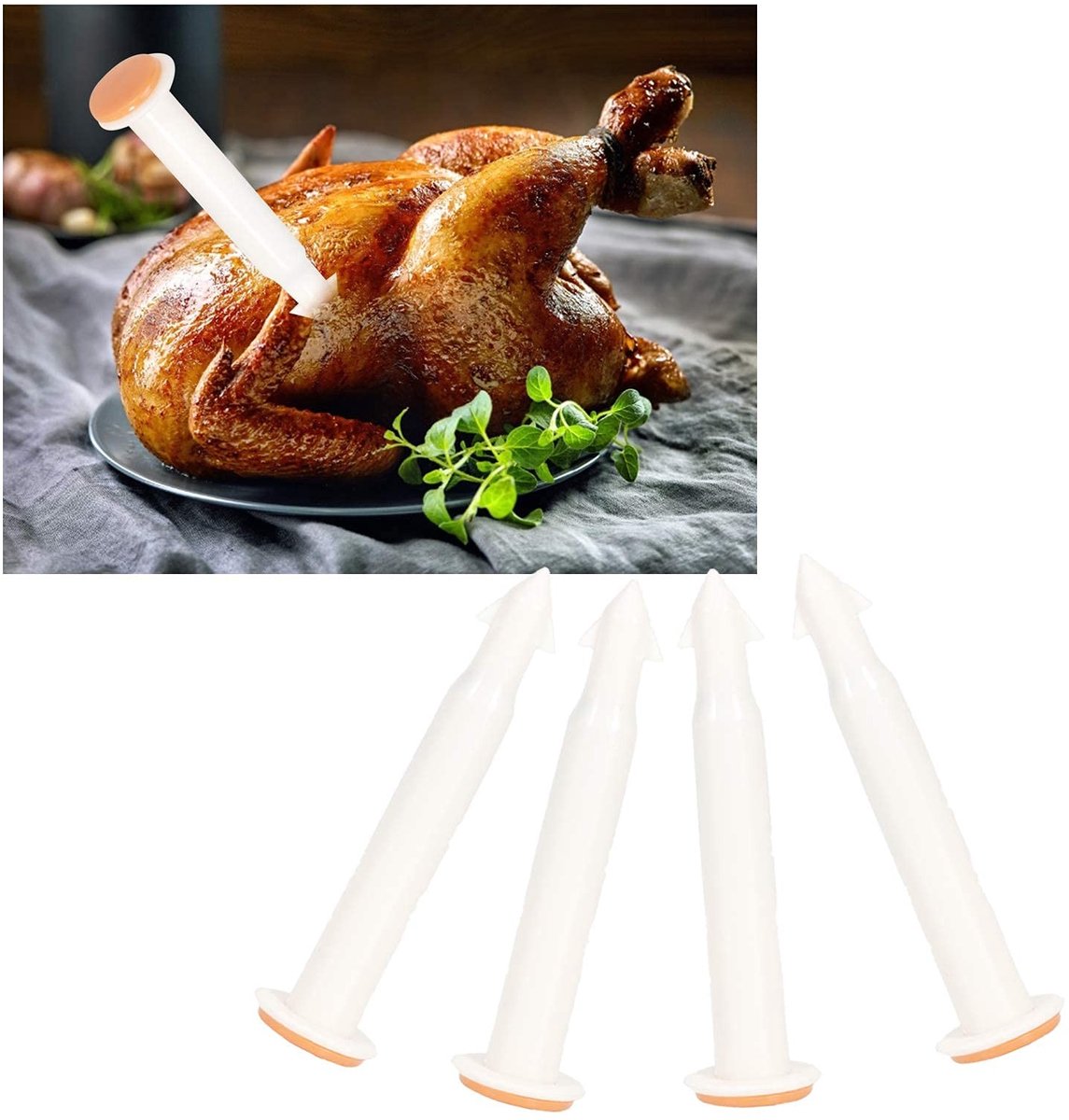 Dailygoods- Vogelthermometer 20 Stuks - Wegwerp Thermometer - Koken Vlees - Pop-up Timer - Nauwkeurig Tot +2℉/-2℉ - Eenvoudig Te Gebruiken