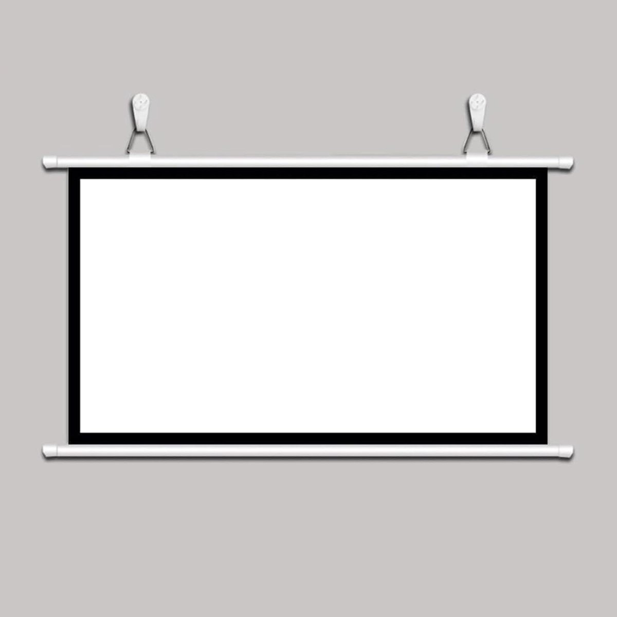 Projectiescherm - Scherm voor beamer - Thuisbioscoop creëren - 178 graden kijkhoek - 50 inch - Wit