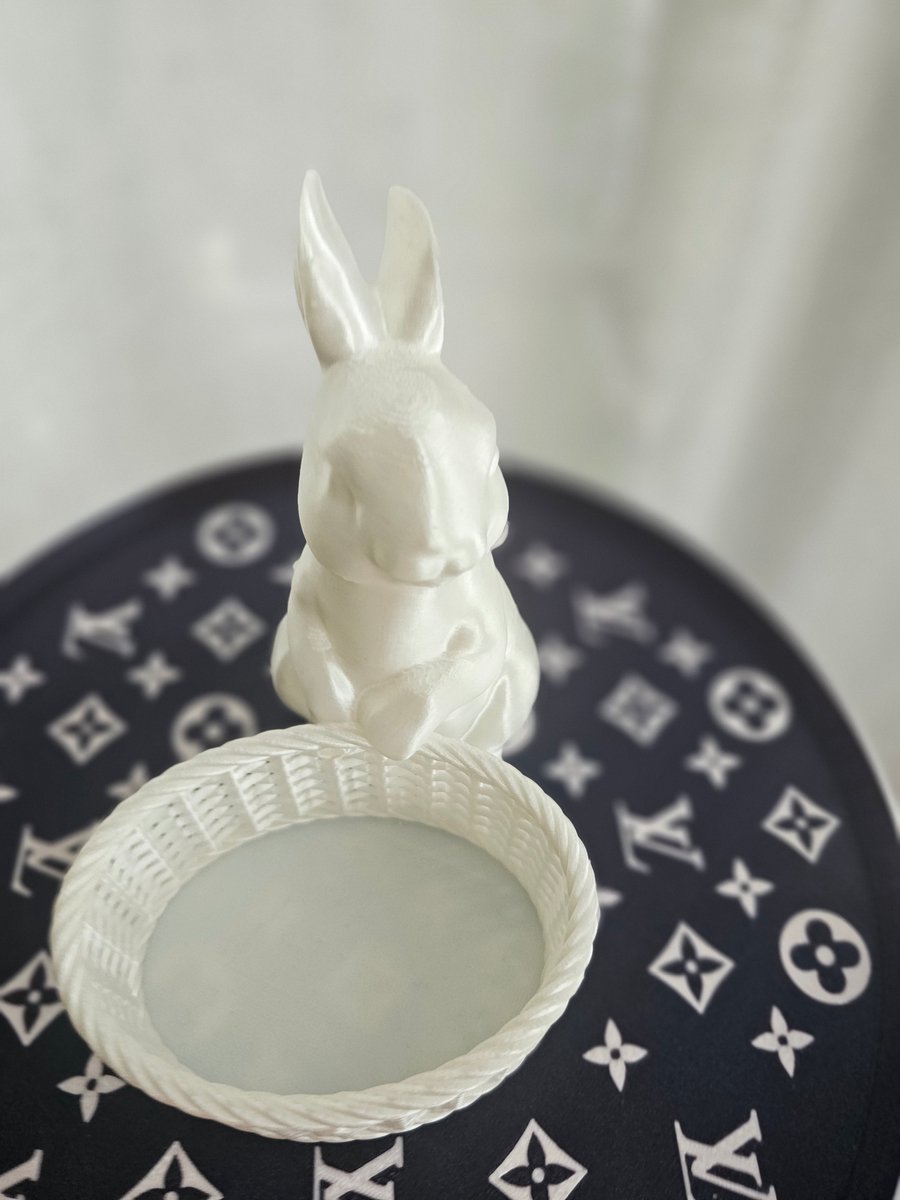 3D-geprinte Konijnen Sieradenhouder – Ringhouder & Sieraden Organizer
