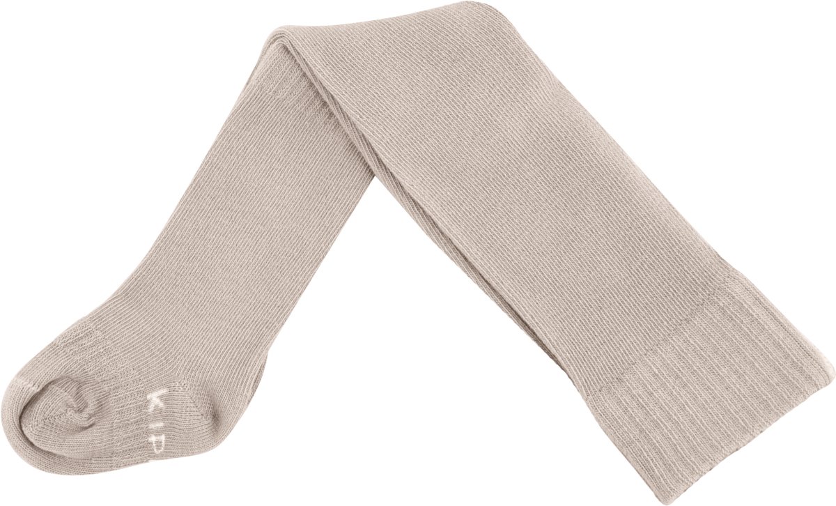KipKep Blijf-Maillot - Cookie - 2-6 maanden - baby maillot die niet afzakt - biologisch katoen - Stay-On-Tights - 50-62 - beige