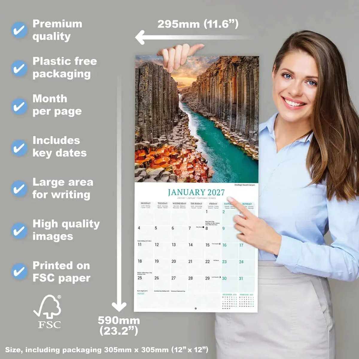 IJsland Kalender 2027