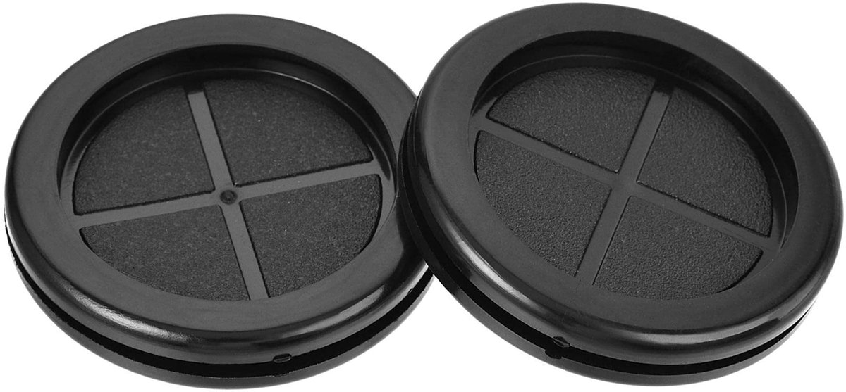 Dailygoods - Ronde Rubberen Doorvoertules voor Draadbescherming, 4 Stuks