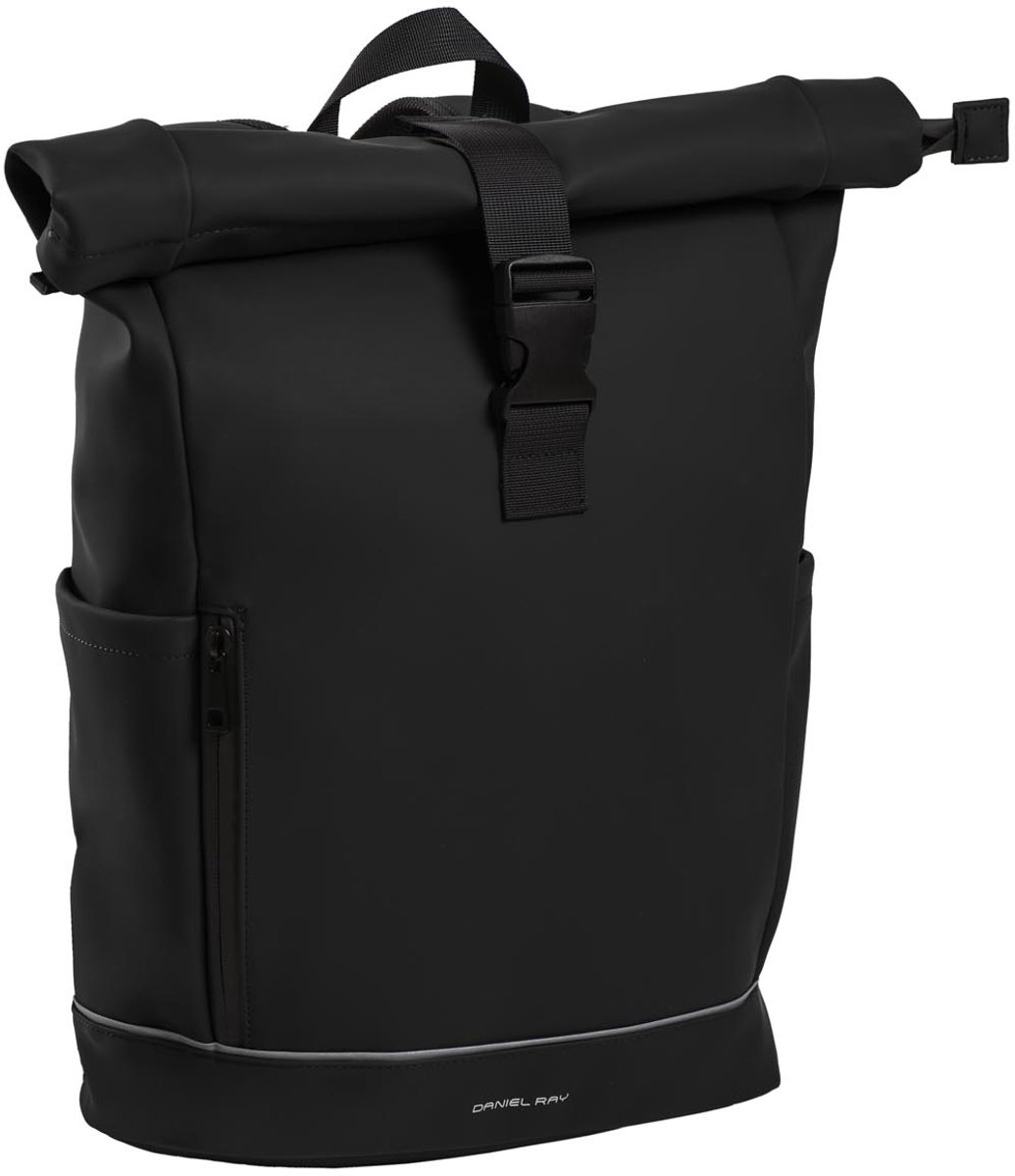 Daniel Ray Highlands Rolltop Laptop Rugzak Waterproof - Rugtas Spat waterdicht 15,6 inch - 16 L - Zwart