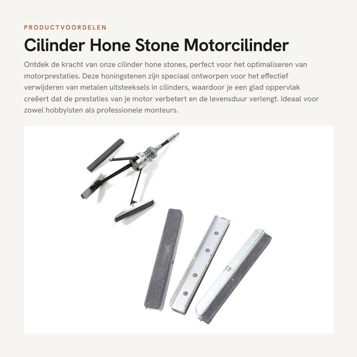Dailygoods - Cilinder Hone Stone - Motorcilinder honingsteen - Efficiënte werking - 3 stuks 3 inch - Verbeter motorprestaties - Geschikt voor automoti...
