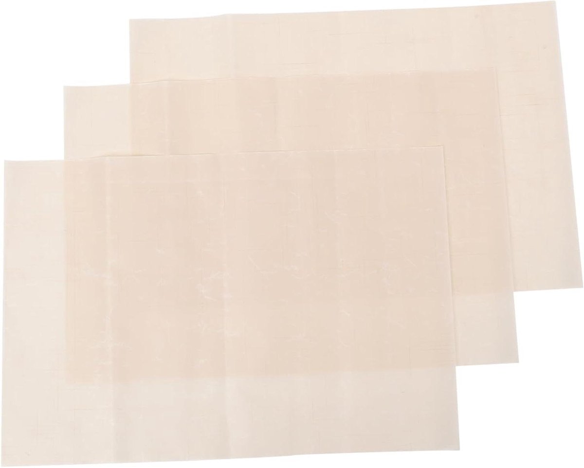 Oven Bakmat Herbruikbare Plaat Bakken en Grillen Hittebestendig Materiaal 60 x 40 cm Beige