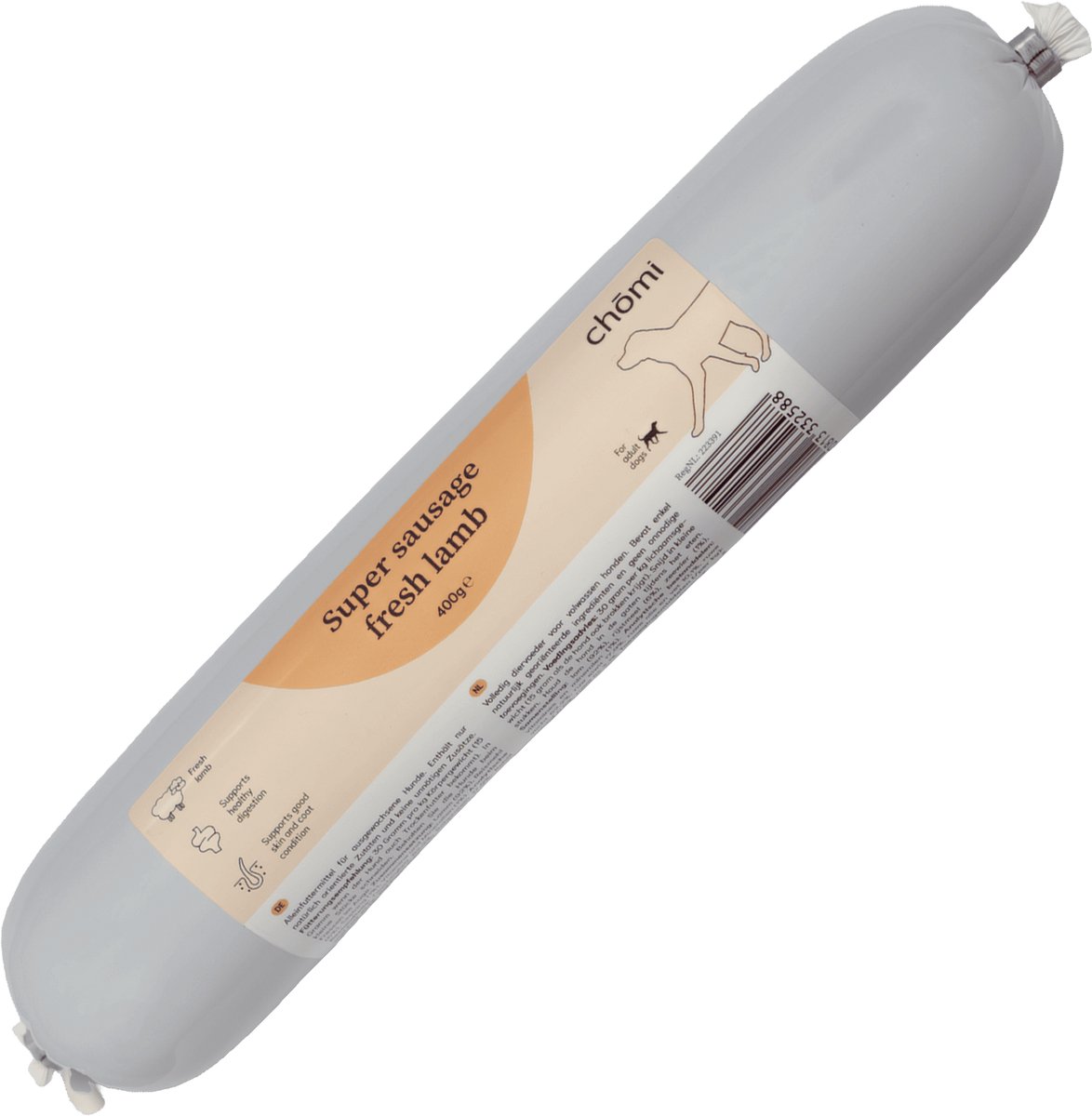 Chōmi Honden worst super sausage fresh lamb - 400 gram