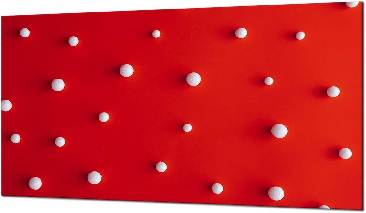Kookplaat Afdekplaat Beschermplaat Glasplaat Keuken Beschermen Krasbestendig Gehard Glas 90x52 cm Rood