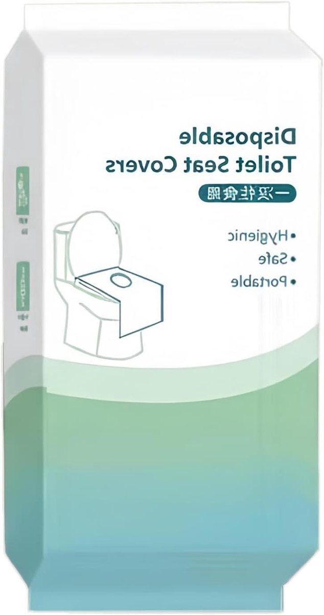 Toiletbril Hoezen - Reis Toiletbril Vellen - Hygiënisch Reizen - Scheurbestendig Materiaal - 41 x 61 cm - Wit
