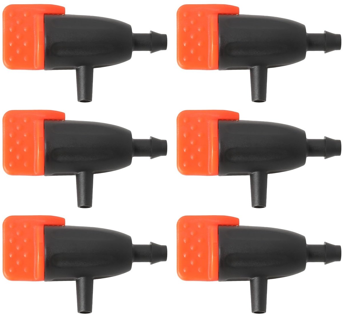 Dailygoods- Druppelirrigatie 60 Stuks - Druppelirrigatiesysteem - Waterdruppelaar - Instelbaar Debiet 0-40 L/H - Geschikt voor 4mm/7mm Slang - Automatische Injector - Irrigatiedruppelaar