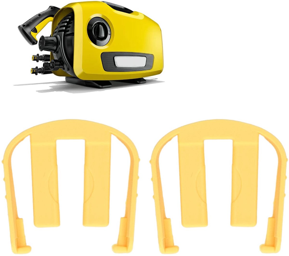 Dailygoods- Hogedrukreiniger Clip - 2PCS Vervangingsclips - Hoogwaardig Plastic - Efficiënt Vergrendelingsmechanisme - Duurzaam - Lange Levensduur - Snelkoppeling