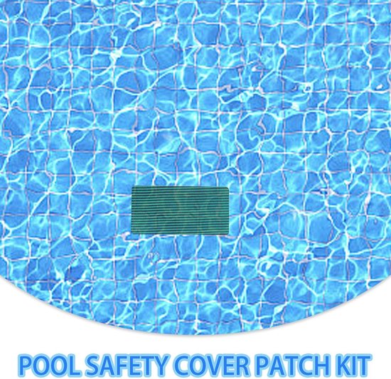 Reparatieset Zwembad - Afdekking Plakker - Waterdicht Maken - Versterkte Lijmtechnologie - 20 x 10 cm - Grijs — afbeelding 4