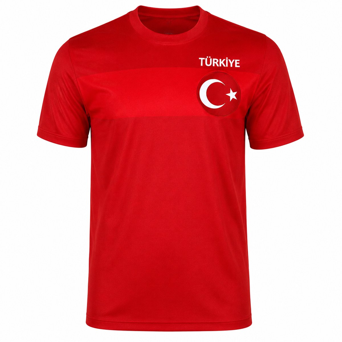 Turkije T-Shirt Heren & Dames – Turkije Voetbalshirt – WK 2026 Shirt – Türkiye Supportersshirt Rood Wit - Maat XXL