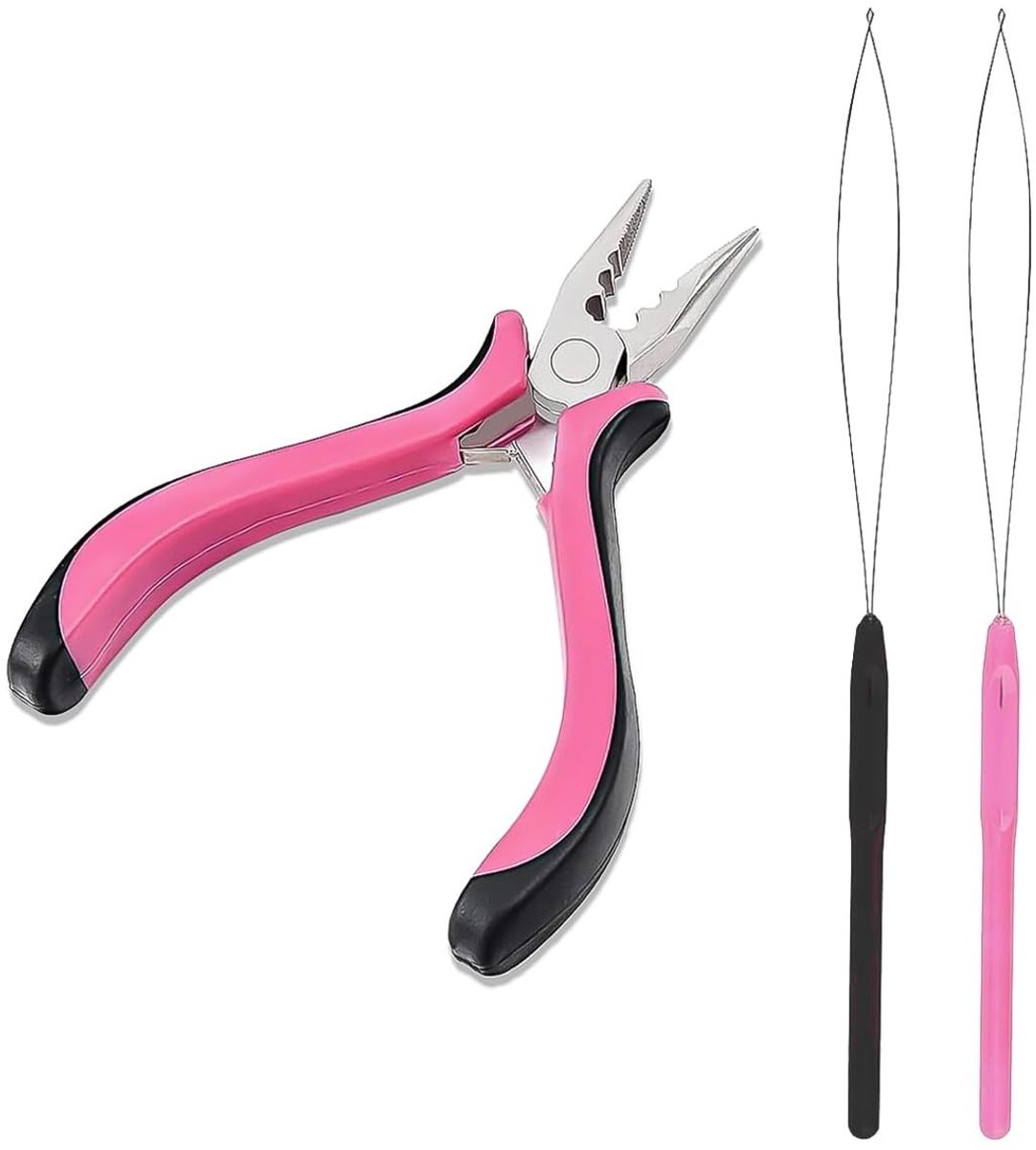 Dailygoods - Haarverlengingsset met Tangen en Rijghaken