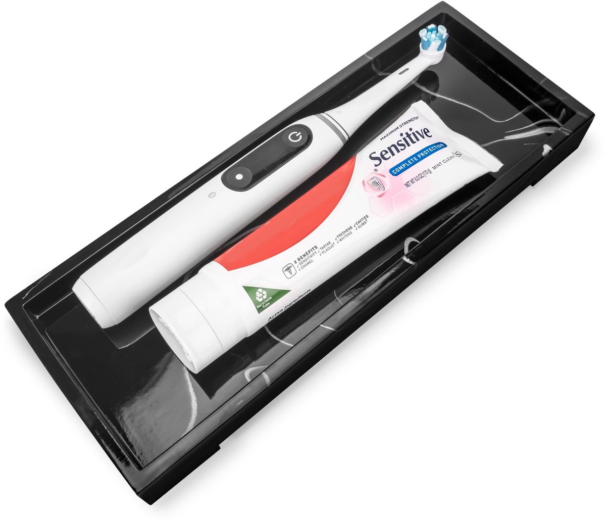 Dailygoods - Tandenborstelhouder voor Badkamer met Organizer Functie