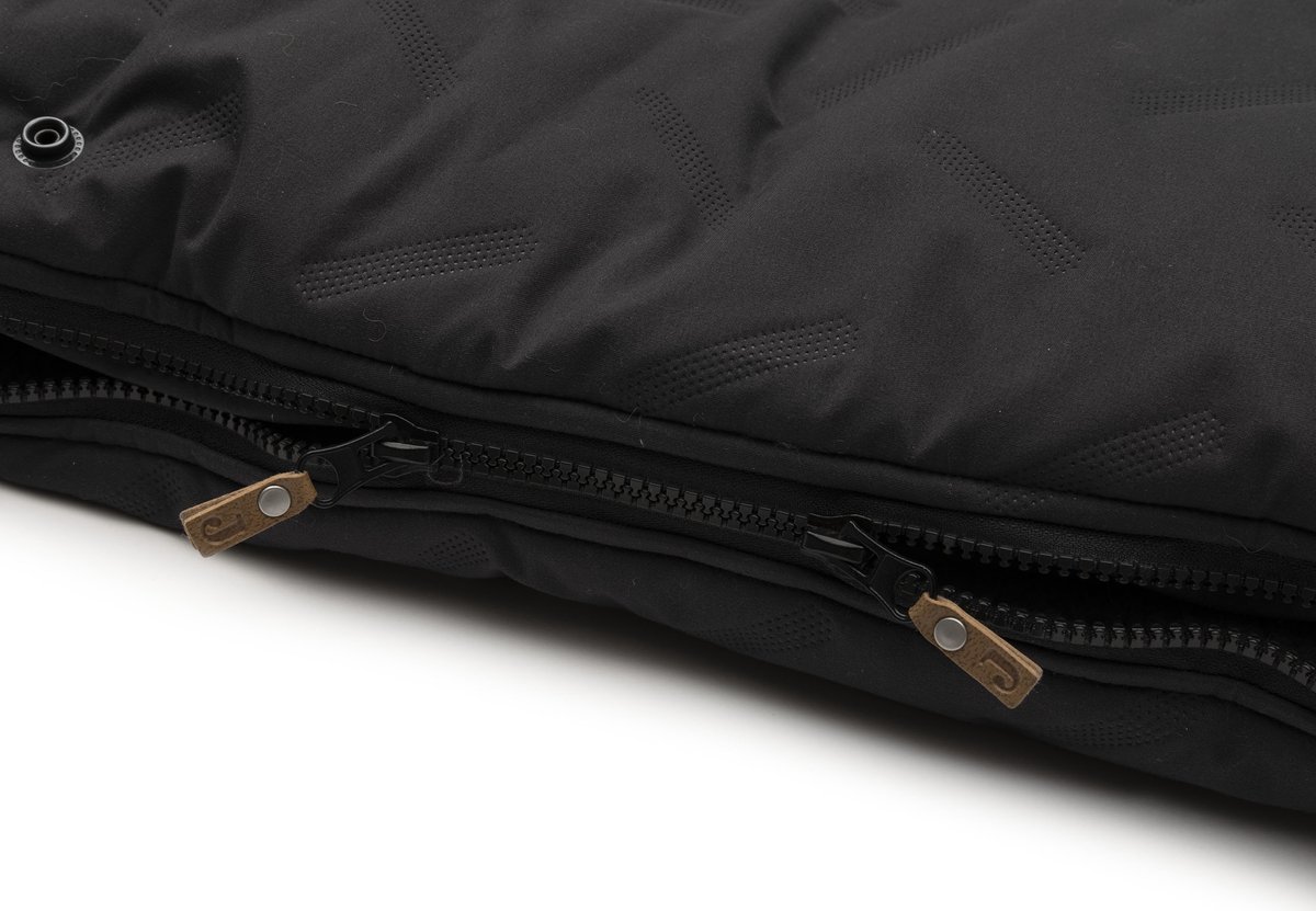 Jollein Voetenzak buggy/kinderwagen Embossed Nearly Black – foto 2