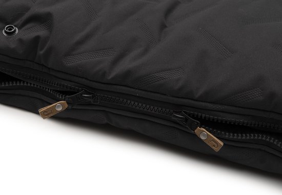 Jollein Voetenzak buggy/kinderwagen Embossed Nearly Black — afbeelding 2