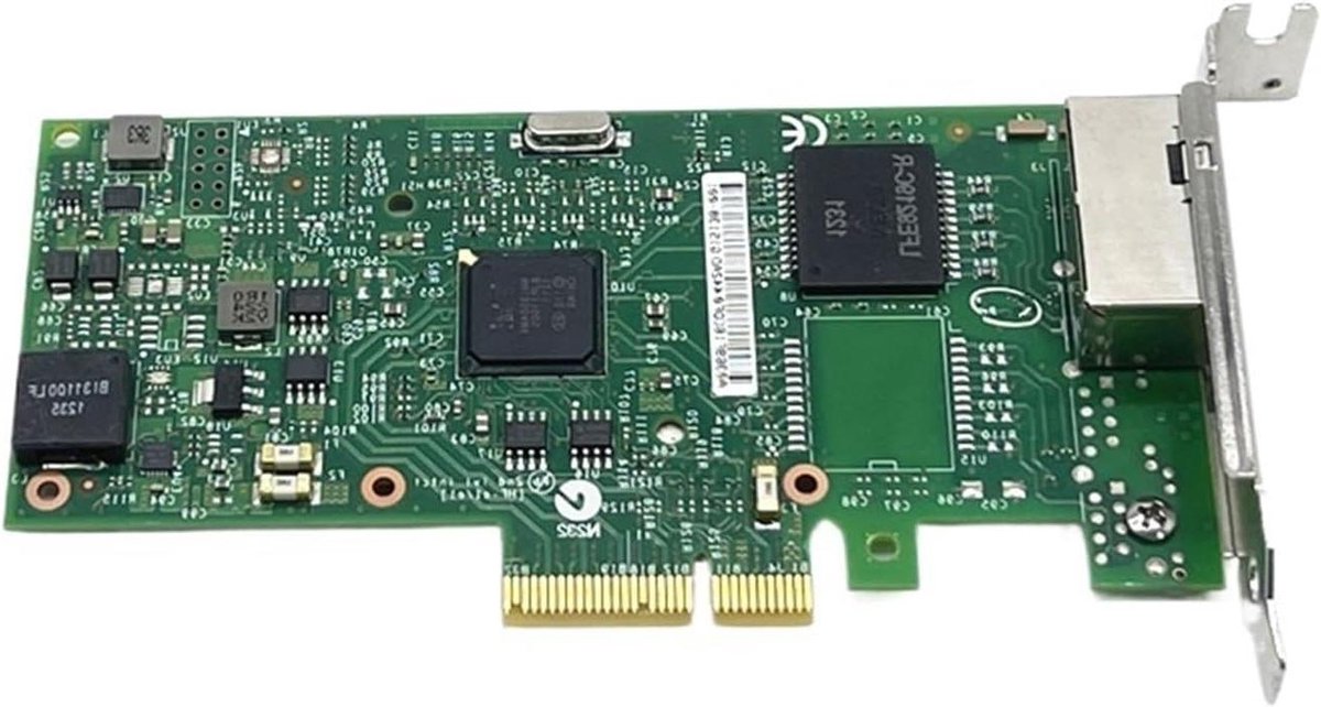 Netwerkkaart - Ethernetkaart Gigabit Adapter - Server Access - Dual Port Gigabit - PCI-E AM4 - Zwart