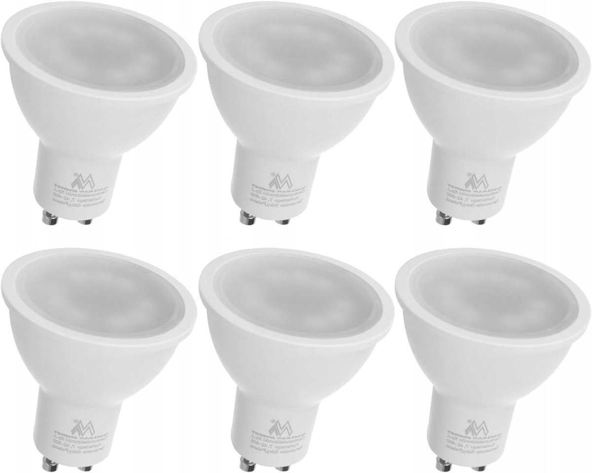 LED Lampen - Spots Halogeenvervangers - Ruimtes Verlichten - Grote Stralingshoek - 7 Watt - Warm Wit
