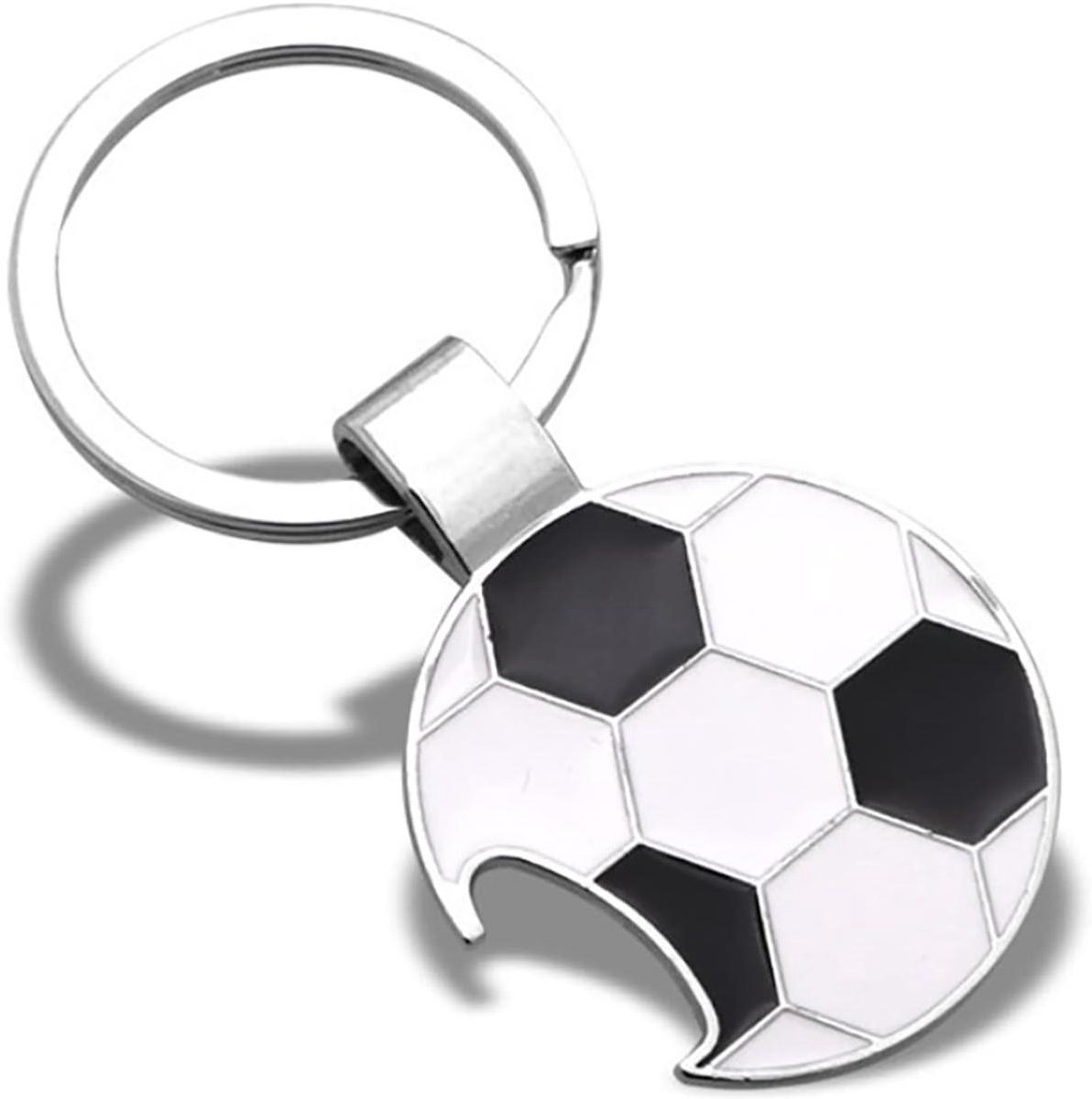 Voetbal Sleutelhanger - Schoen Sleutelhanger - Sleutels Organiseren - Uniek Sportief Design - 8.5 cm - Geel