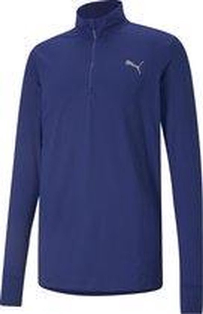 PUMA RUN FAVORITE 1/4 ZIP M Sporttrui Mannen Blauw