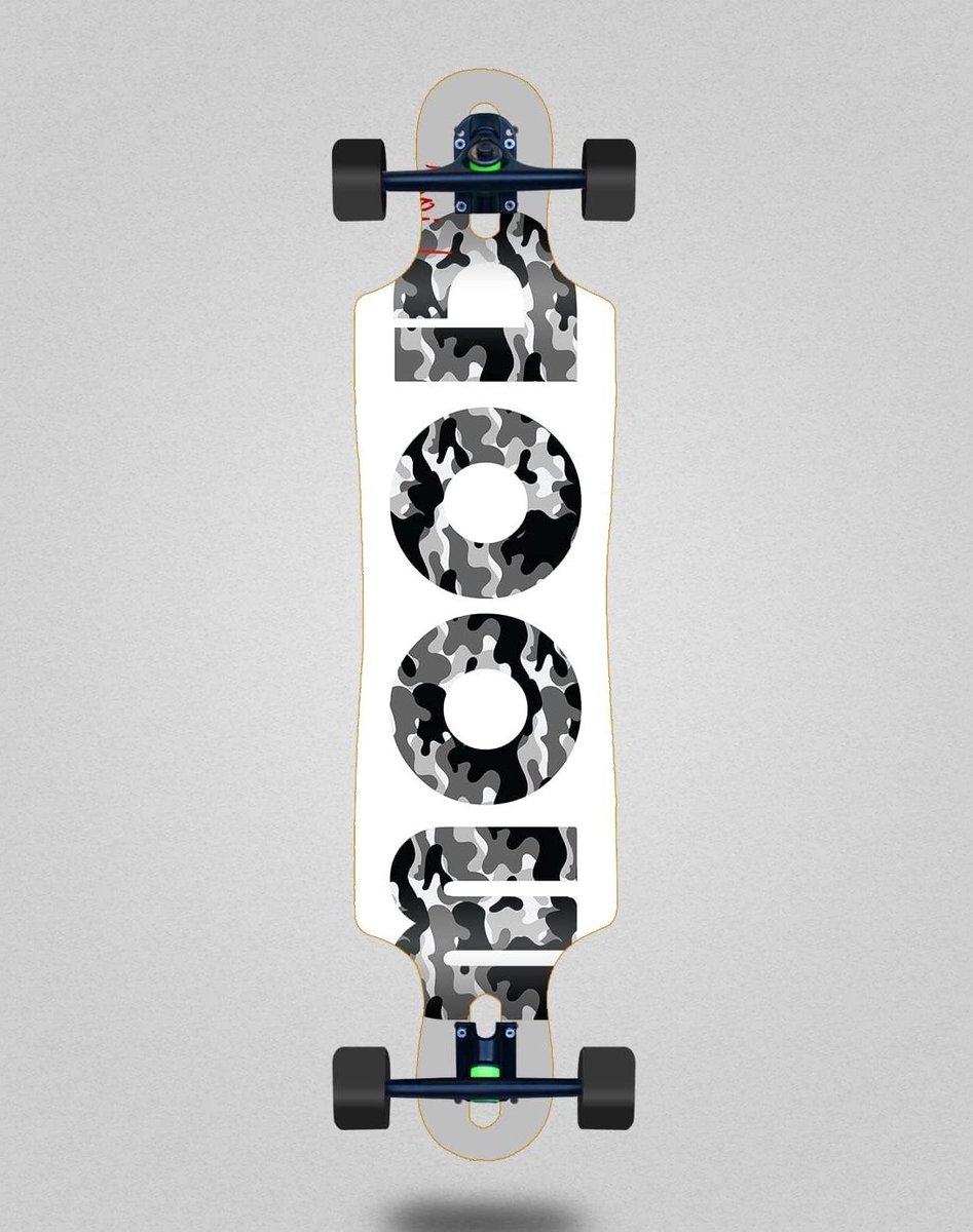Compleet Skateboard Longboard Buiten skateboarden Drop deck ontwerp 40 inch