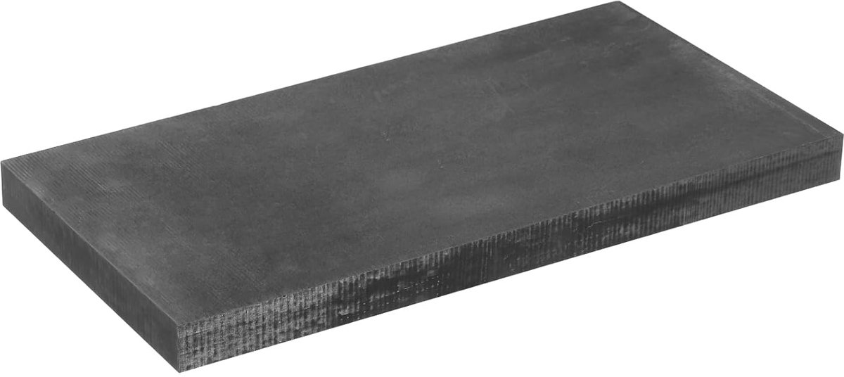 Grafiet Plaat - Elektrode Blok - Metaal Smelten - Hoge Temperatuur - 300x150x0.8 mm - Zwart