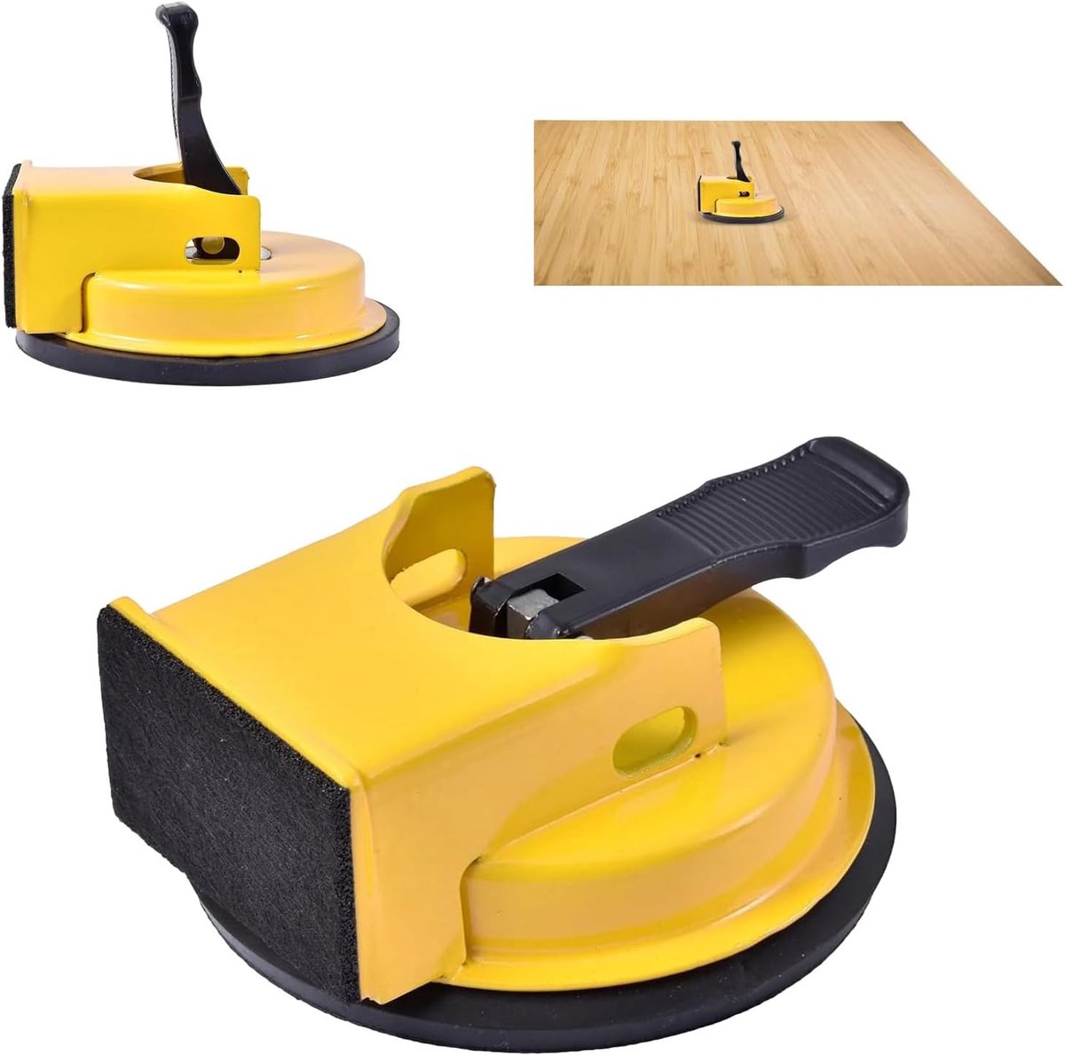 Vloer Leg Gereedschap - Laminaat Reparatie - Vloeren Plaatsen - Vilt Beklede Slagvlakken - 10 x 8 x 2 cm