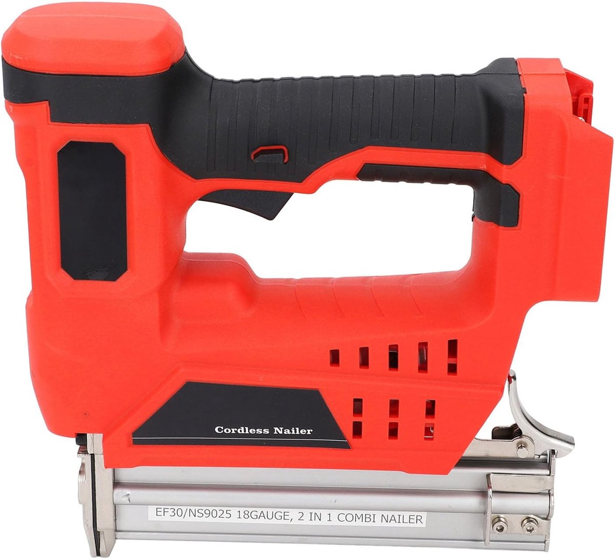 Draadloze Tackerkit - Elektrisch Nietpistool - Houtbewerking Projecten - 2-in-1 Schietmodus - Tot 30mm Spijkers - Zwart