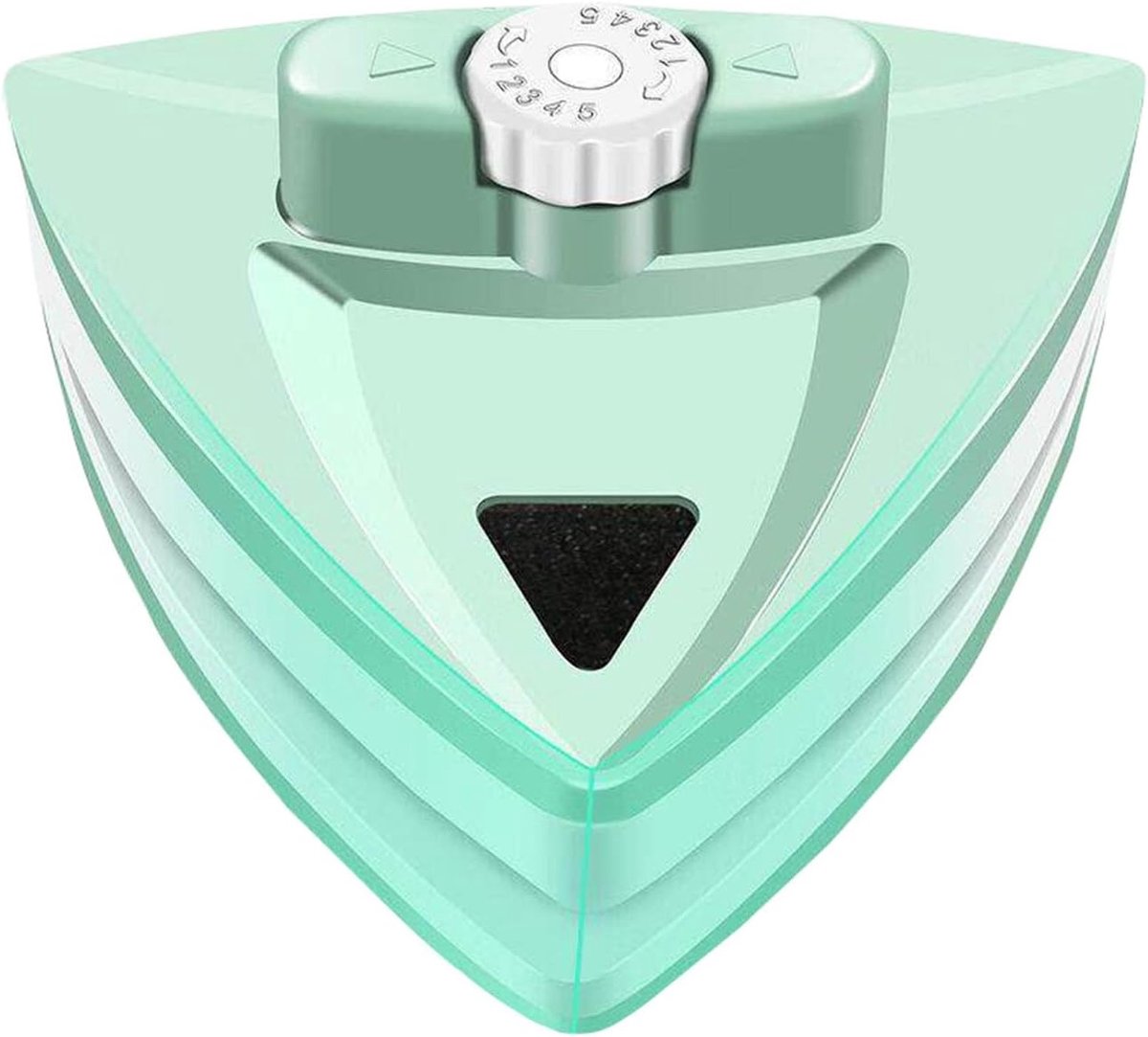Dubbele Glasreiniger - Magnetische Wisser - Ramen Schoonmaken - Verstelbare Magneetkracht - 5-25 mm Glasdikte - Groen