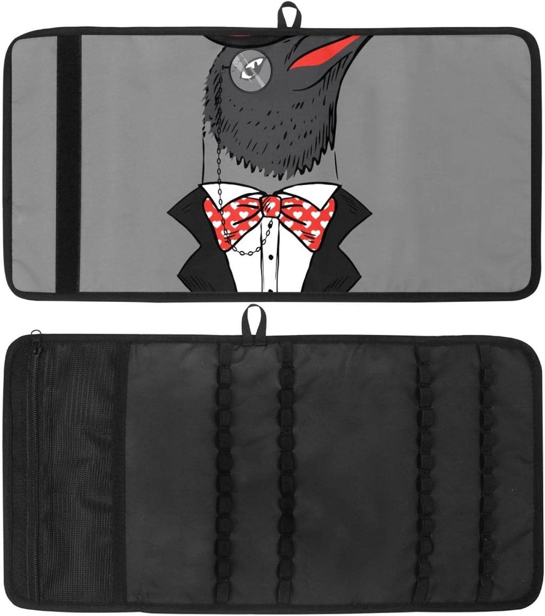 Pennenrol Organizer - Tekenset Etui - Tekenen en Kleuren - Volledig Overzicht - 26x50.5 cm - Multicolor