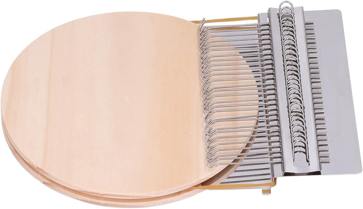 Mini Stopmachine - Breimachine Weefgereedschap - Kleding Repareren - Roestvrij Staal Grenen - 15 x 15 x 3 cm