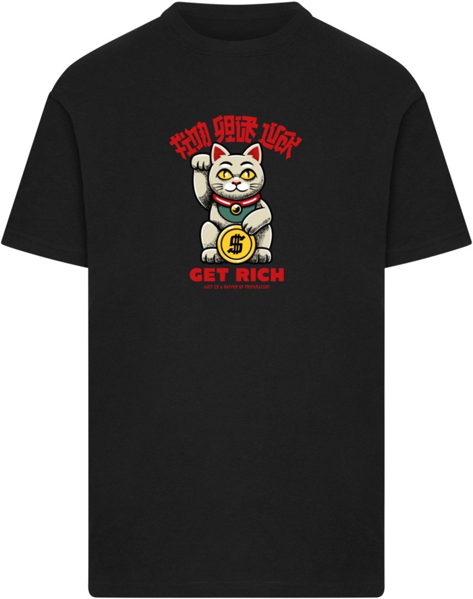 Mister Tee Find Your Luck Heren Tshirt XL Zwart