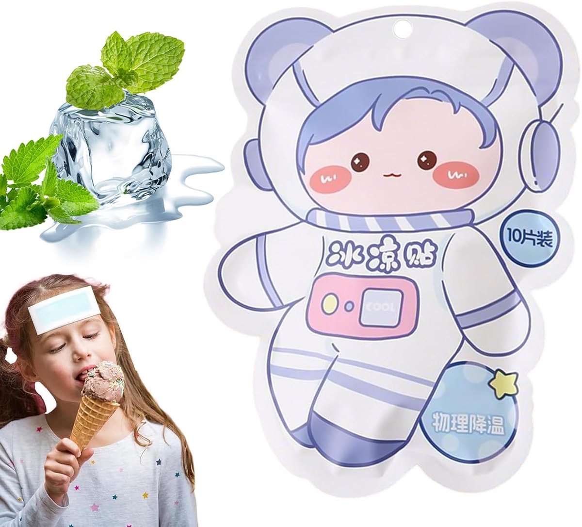 Koelpatches - Gelkompressen - Warmteafvoer - Directe Koeling - 10 Vellen - Multicolor