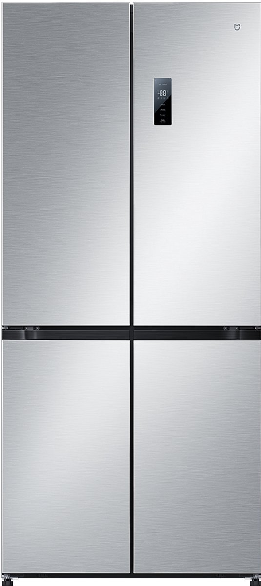 Xiaomi Mijia Cross Door Refrigerator 502L | Amerikaanse koelkast | No Frost | i Fresh flexibele zone | Dual Inverter | Geborsteld zilver | Energieklasse E