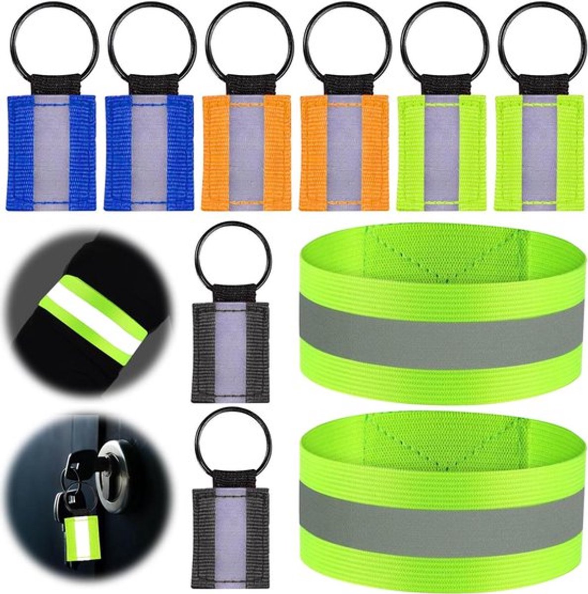 ```html Inovra Plus - Veiligheid - Reflecterende hanger 8 stuks