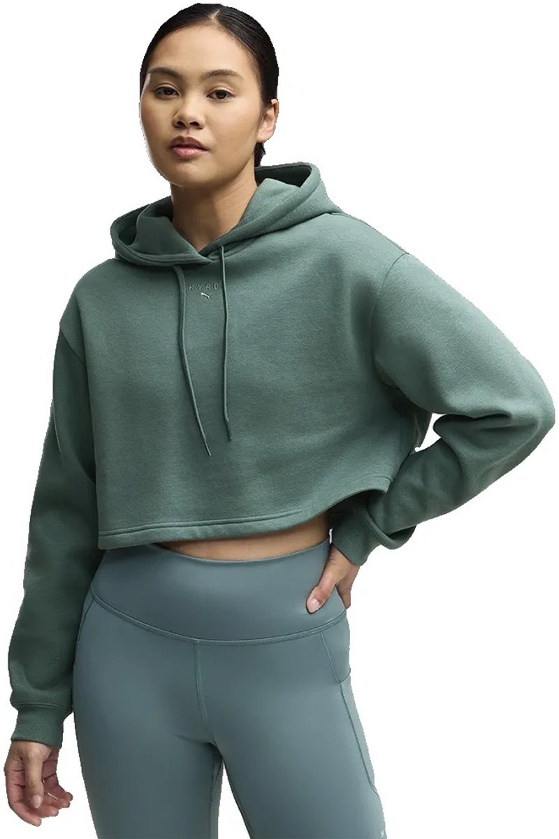 Puma X Hyrox Heavyweight Hoodie Vrouw Herb Garden