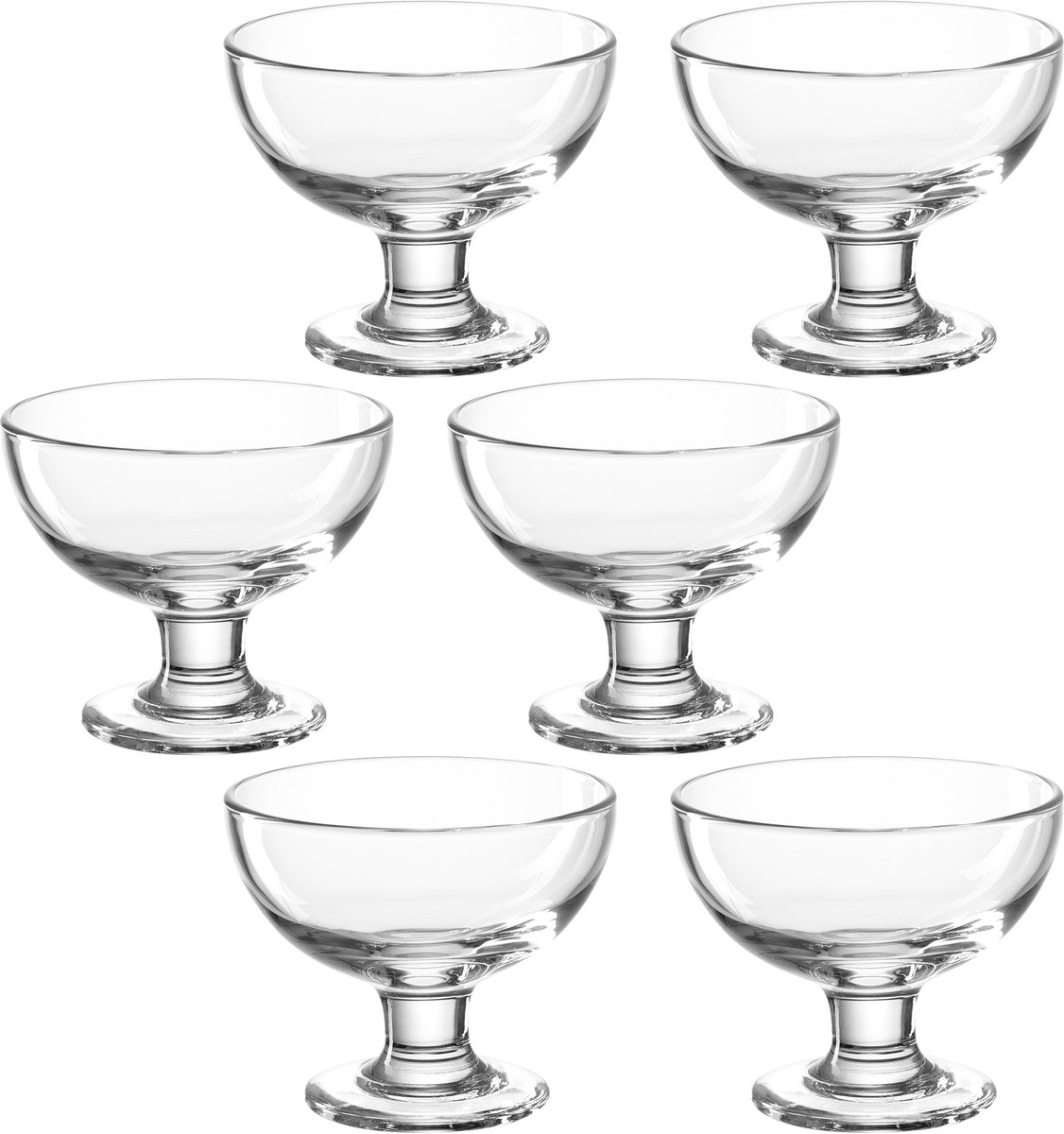 Leonardo cucina ijscoupe 360 ml - set/6