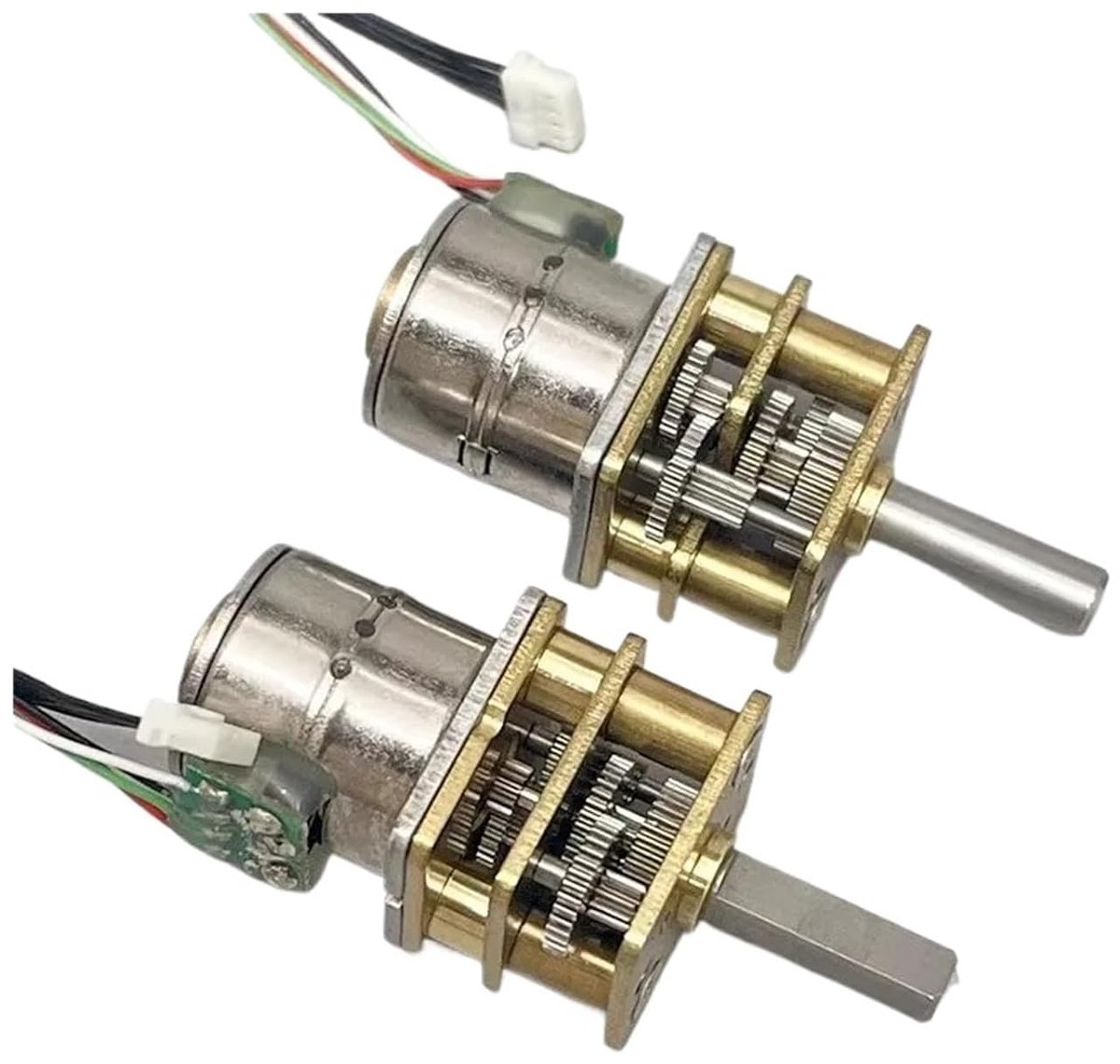 Stappenmotor - Precisie Motor - Robotica Projecten - 2 Fase 4 Draads - DC 5V - Zilver