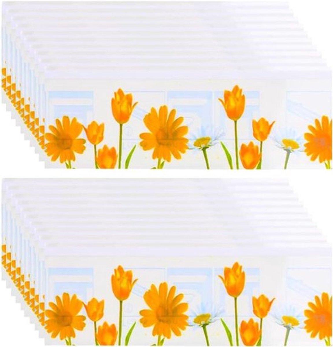 Bloemendesignte vliegenvallen, set van 30 voor binnen uso
